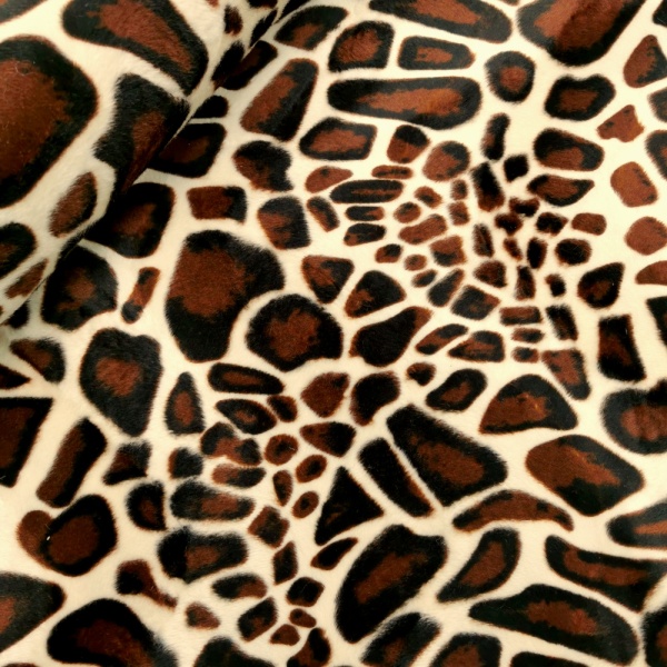 Little Giraffe Polyester Velboa